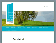Tablet Screenshot of ingenieurbuero-wenzel.de